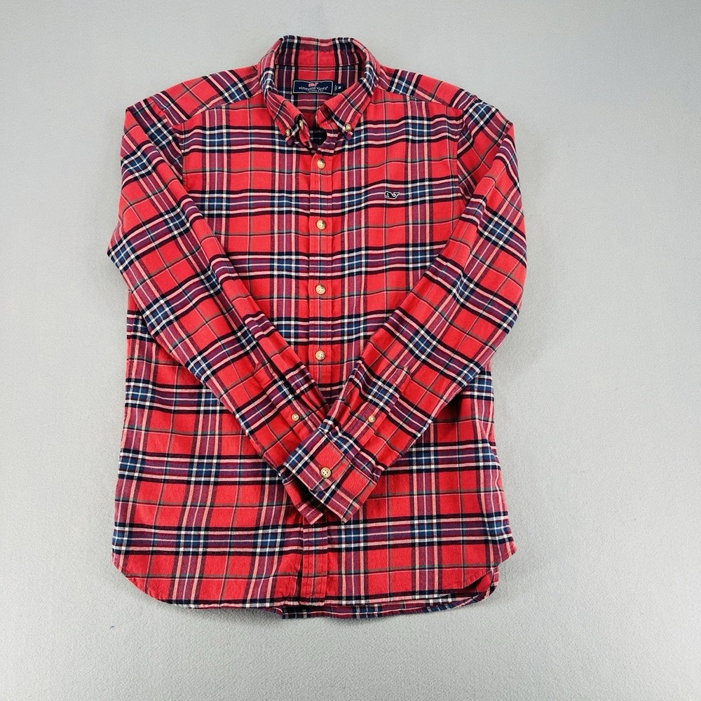 Vineyard‎ Vines Mens Plaid Button Down Shirt